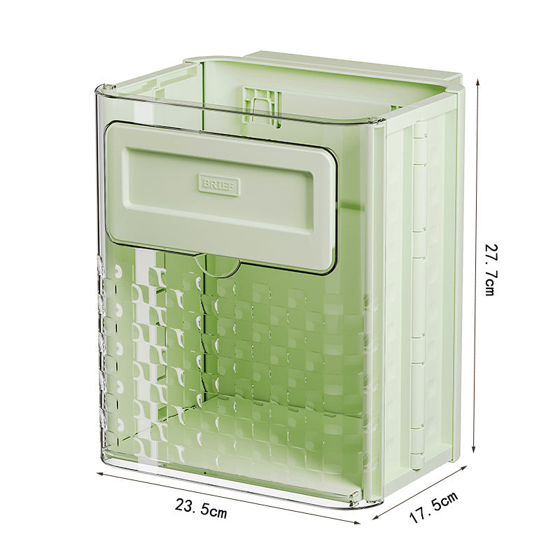 Household Kitchen Folding Trash Can