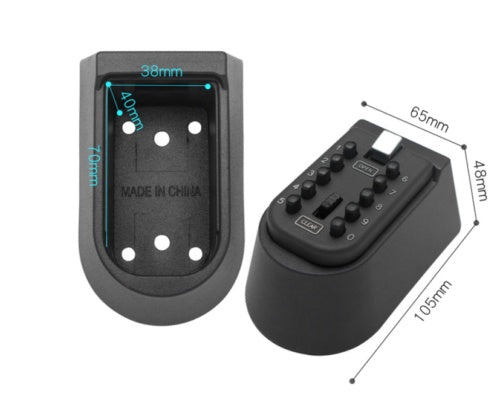 Outdoor High-Security Wall-Mounted Key Safe