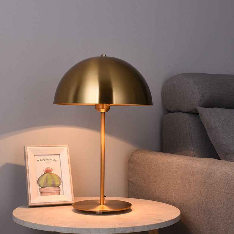Mushroom Table Lamp Hat Bedroom Bedside Creative Iron LED Table Lamp