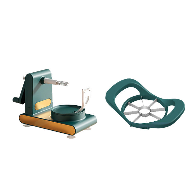 Hand-Cranked Multifunctional Peeler & Cutter