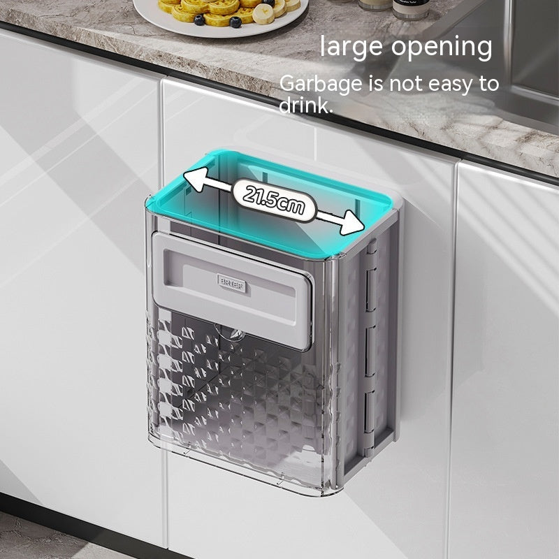 Household Kitchen Folding Trash Can