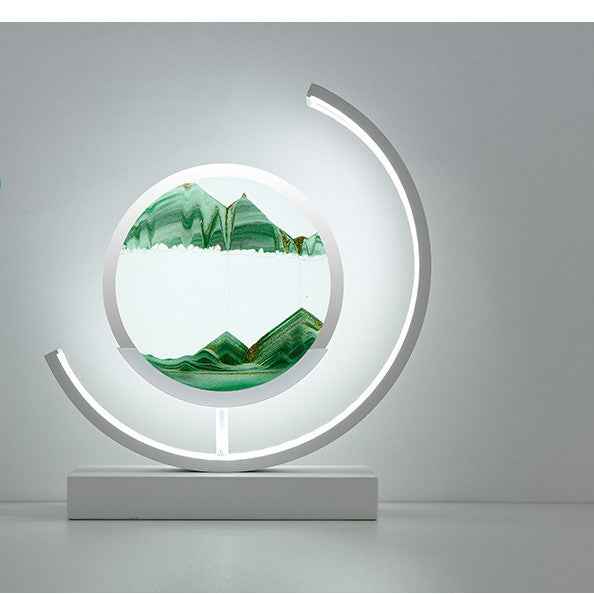 High-end Business Gifts Quicksand Painting 3D Living Room Decorations Lights Creative Lamp Led Lights