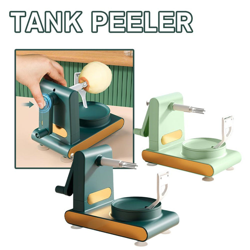 Hand-Cranked Multifunctional Peeler & Cutter