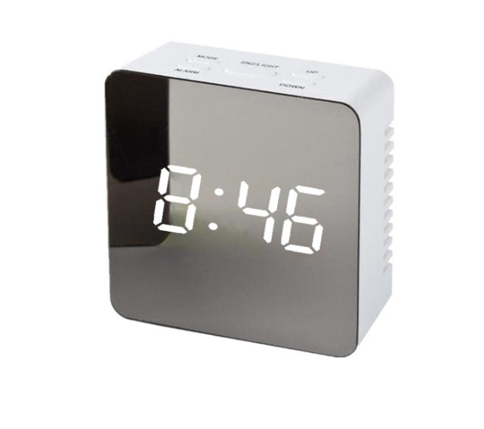 Digital LED mirror clock