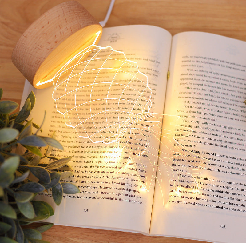 Bedside pineapple lamp