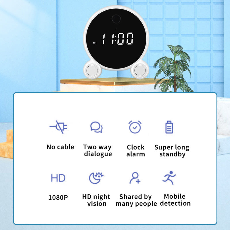 Wifi Alarm Clock Camera