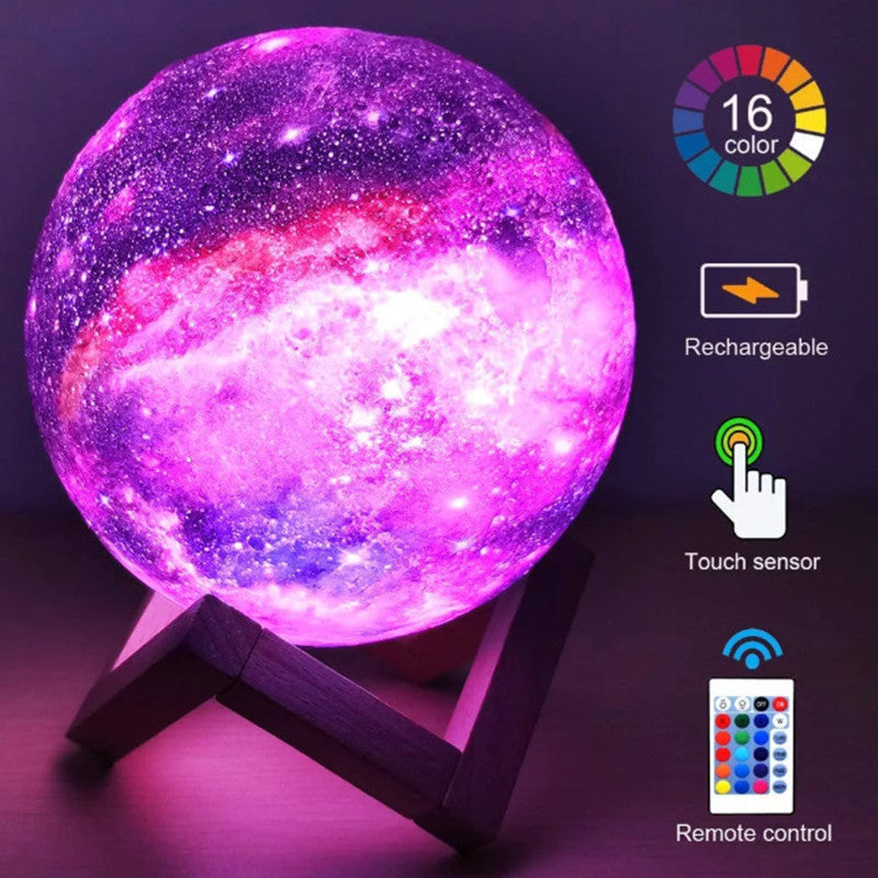 3D Printing Moon Galaxy  Light