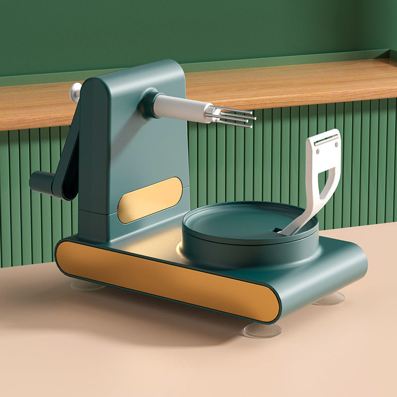 Hand-Cranked Multifunctional Peeler & Cutter