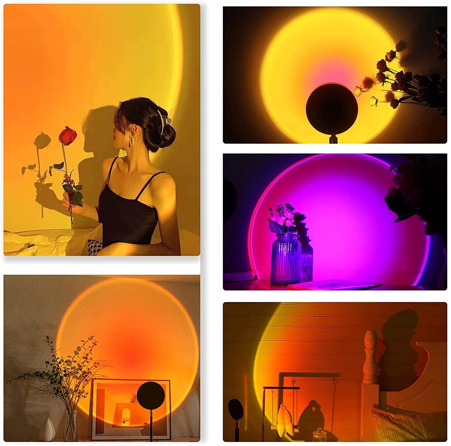 USB Rainbow Projection Lamp