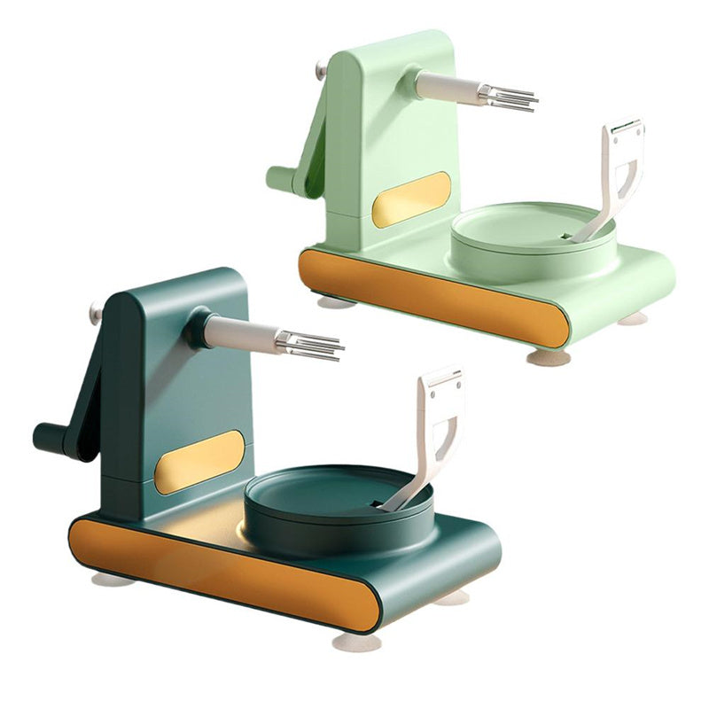 Hand-Cranked Multifunctional Peeler & Cutter