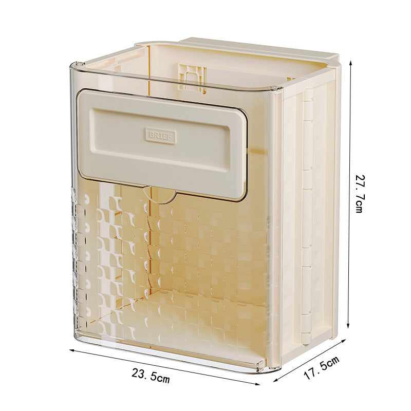 Household Kitchen Folding Trash Can
