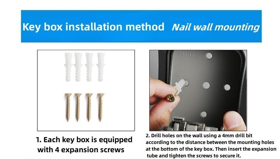 Wall-Mounted Key Safe