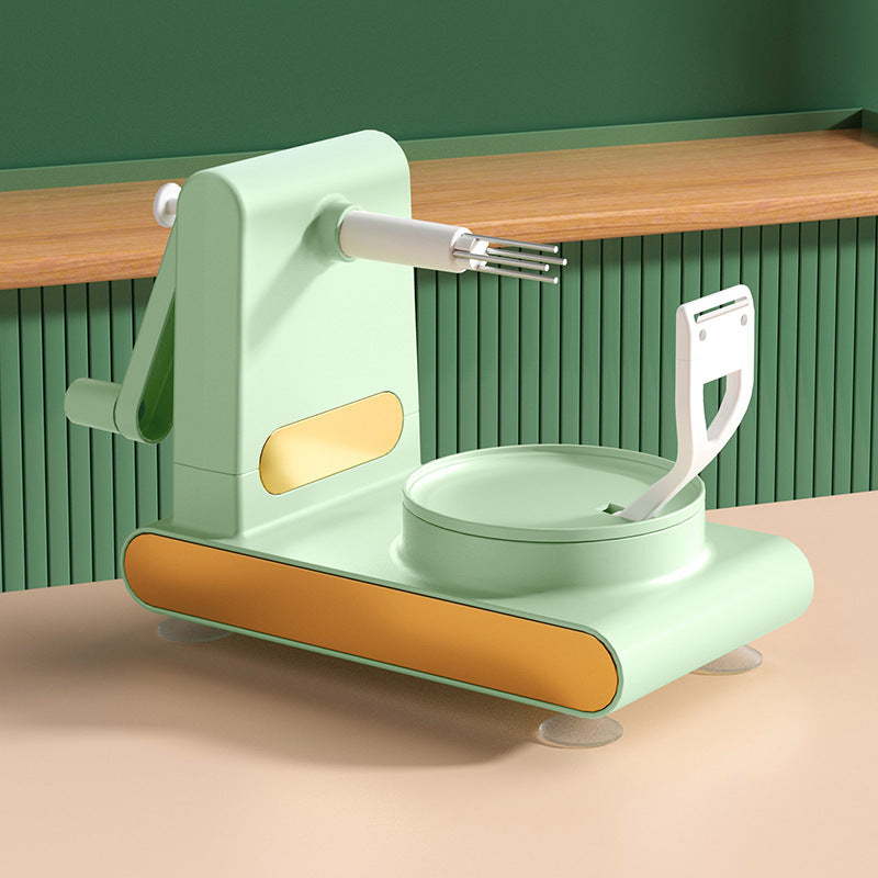 Hand-Cranked Multifunctional Peeler & Cutter