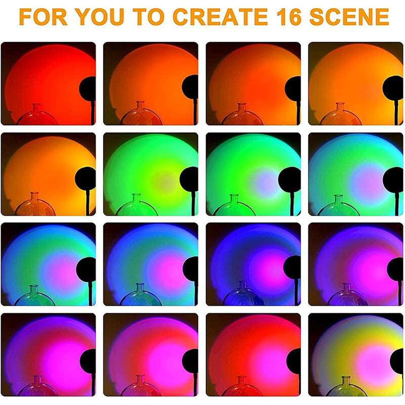 USB Rainbow Projection Lamp