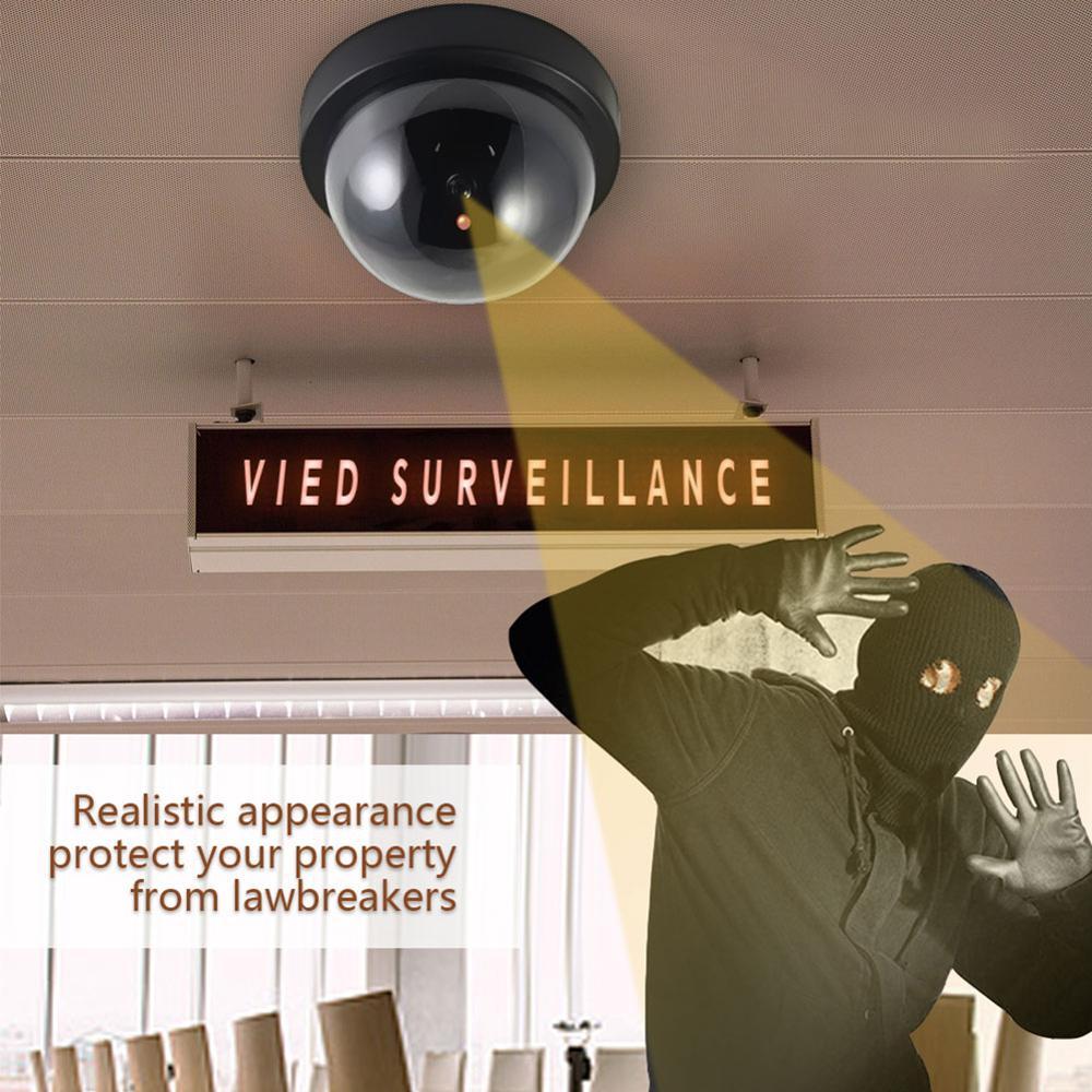 Black Plastic Smart Dummy Dome CCTV Camera