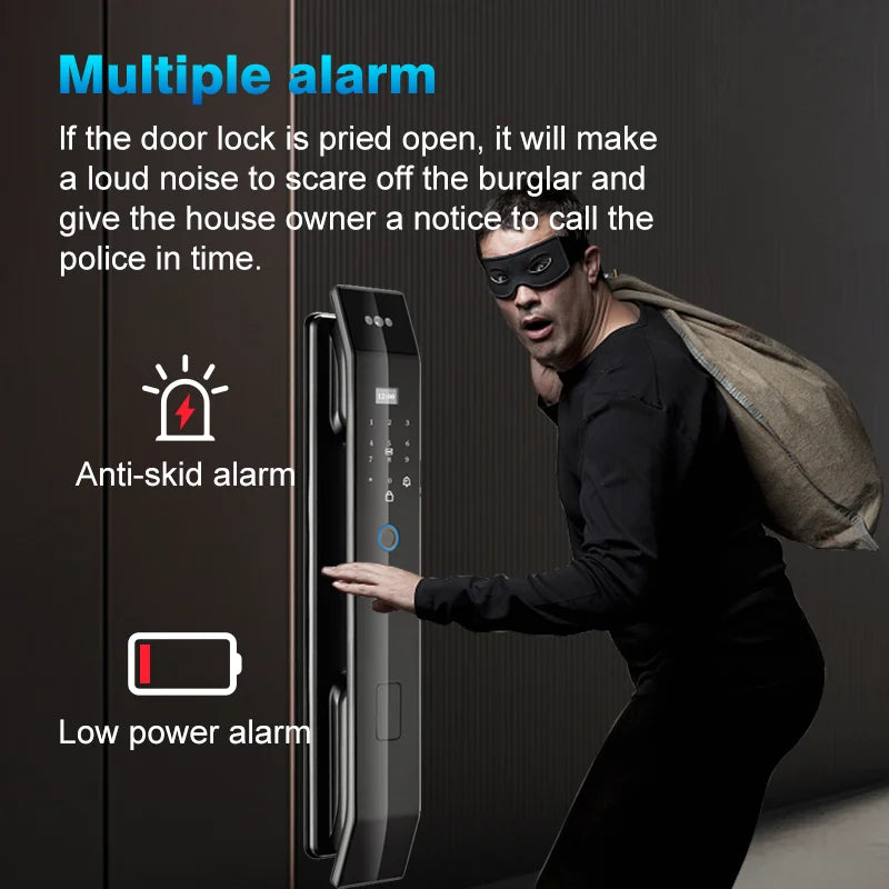 Smart 3D Face Recognition Fingerprint Door Lock