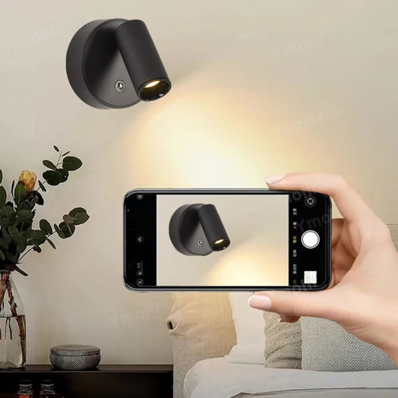 350° Rotatable Magnetic Wall LED Lamp