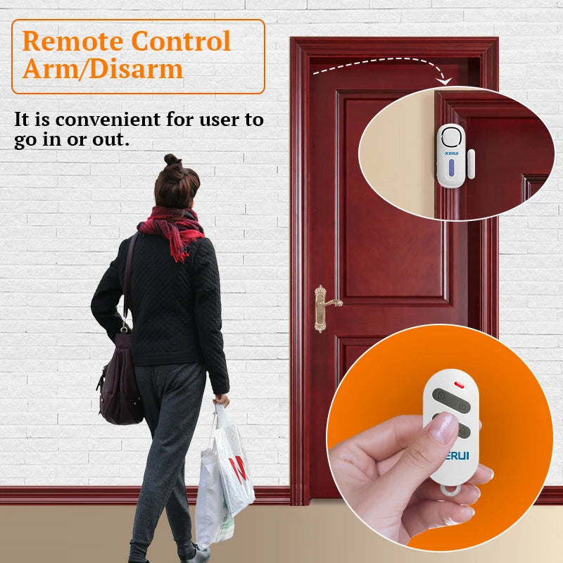 Smart Magnetic Wireless Door Alarm System