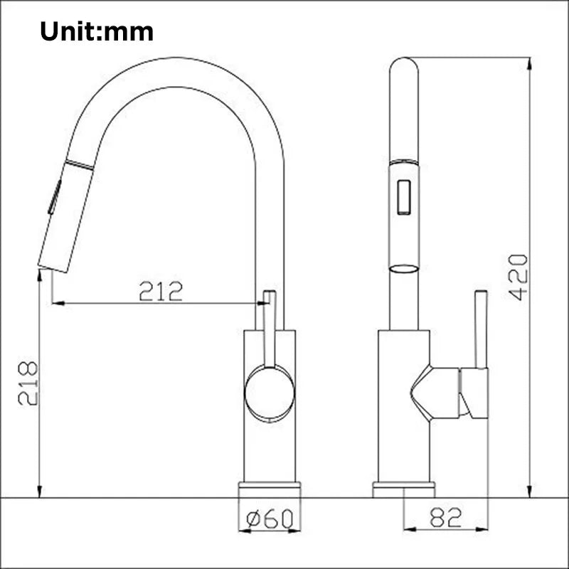 Kitchen Sensitive Touch Control Faucet