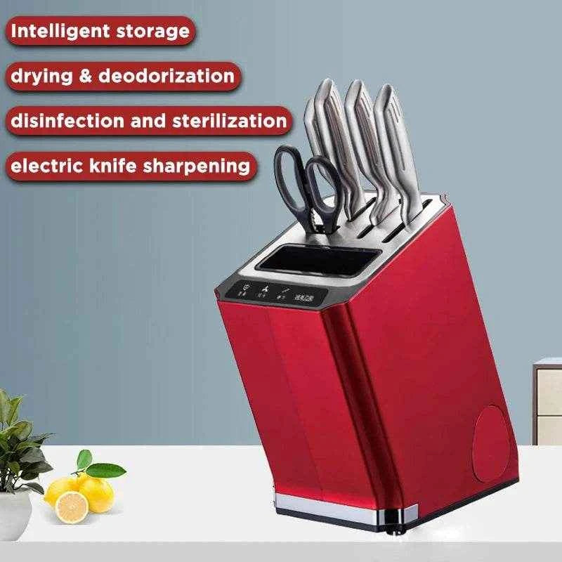 CILANDAR UV Chopsticks & Knife Sterilizer – High-Temperature Smart Disinfection Holder