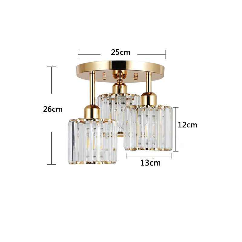 Crystal Ceiling Lights Modern Lamps Black