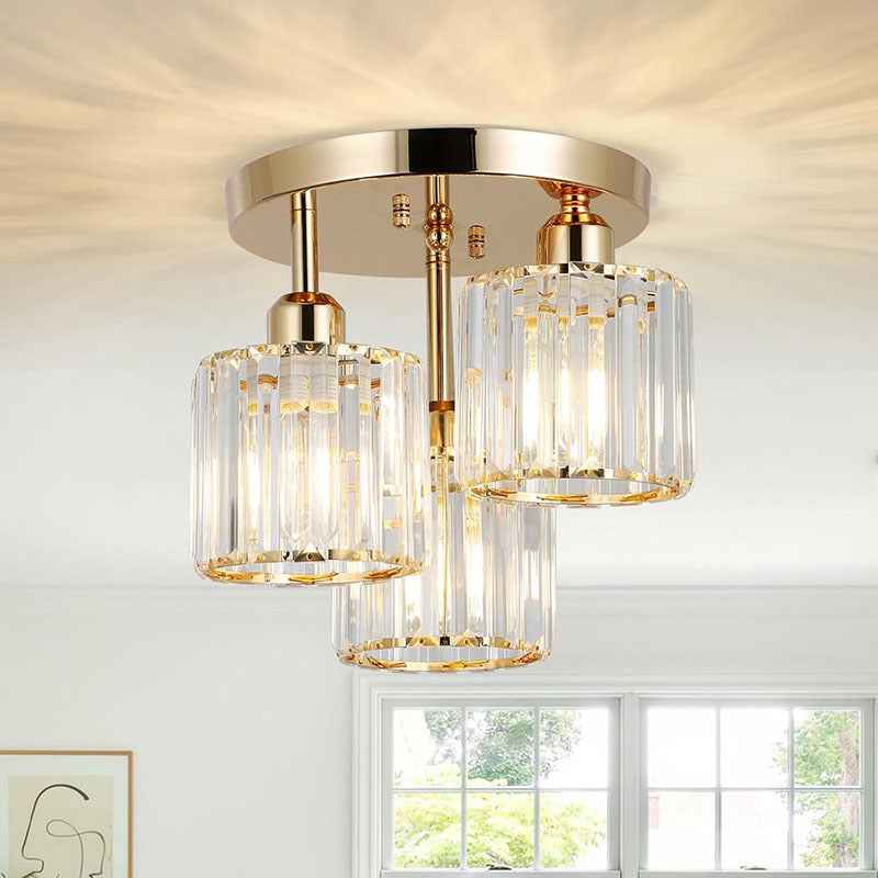 Crystal Ceiling Lights Modern Lamps Black