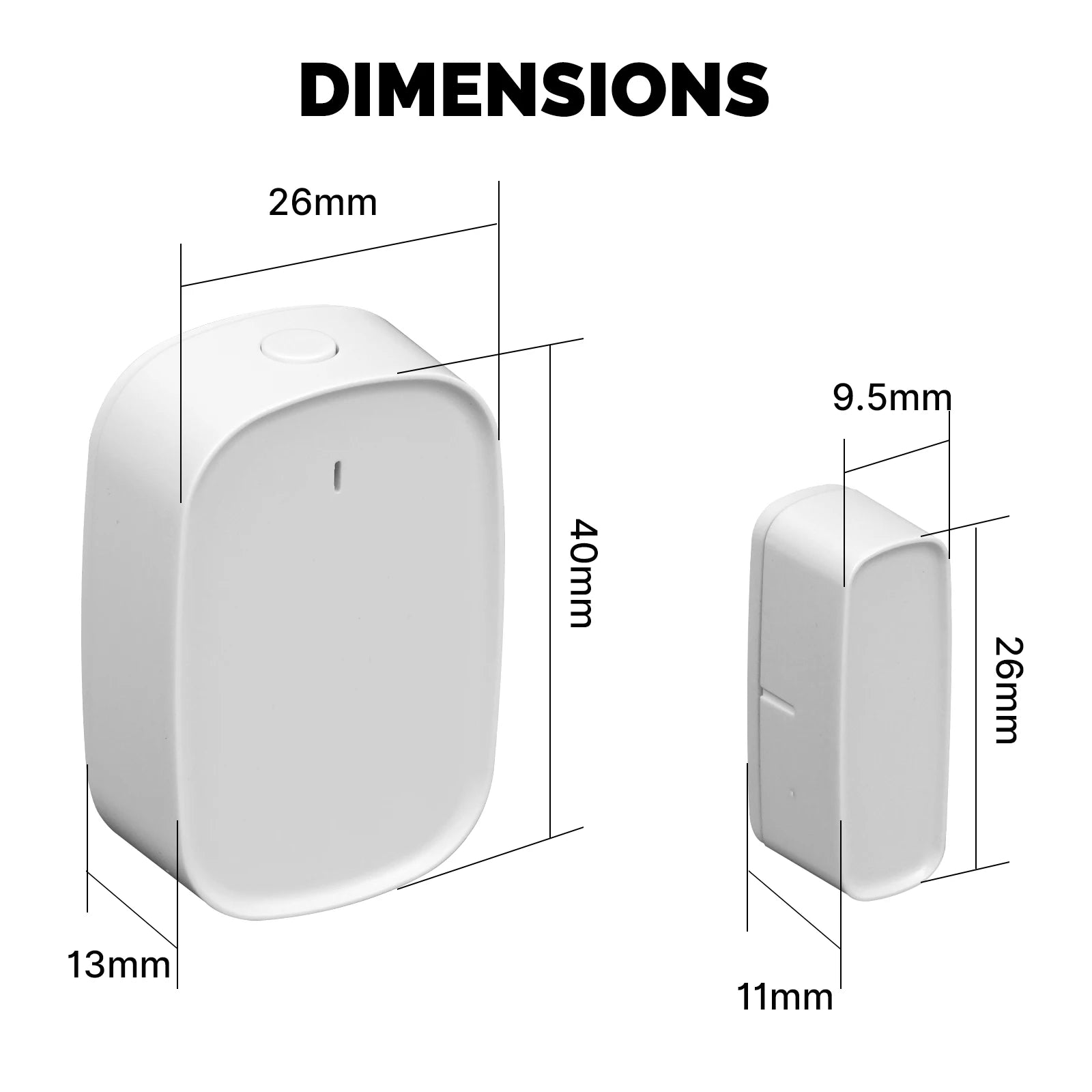 MOES Tuya ZigBee Smart Window/Door Sensor for Home Security - Novara®