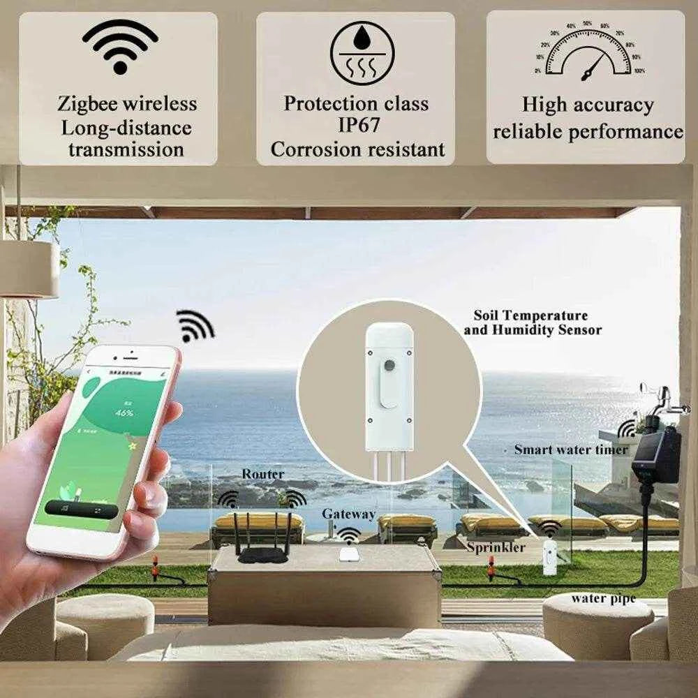 Tuya Zigbee Soil Moisture & Temperature Sensor