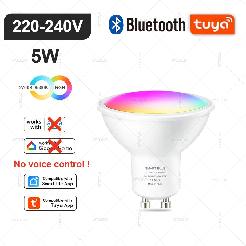 Dimmable Smart Bluetooth LED Light Bulb