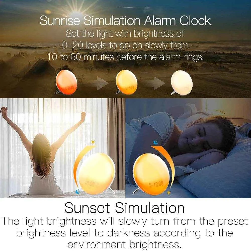 WiFi Smart Wake-Up Light Alarm Clock