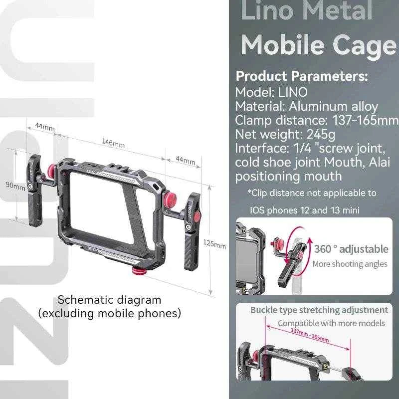 Universal Smartphone Cage Protective Case