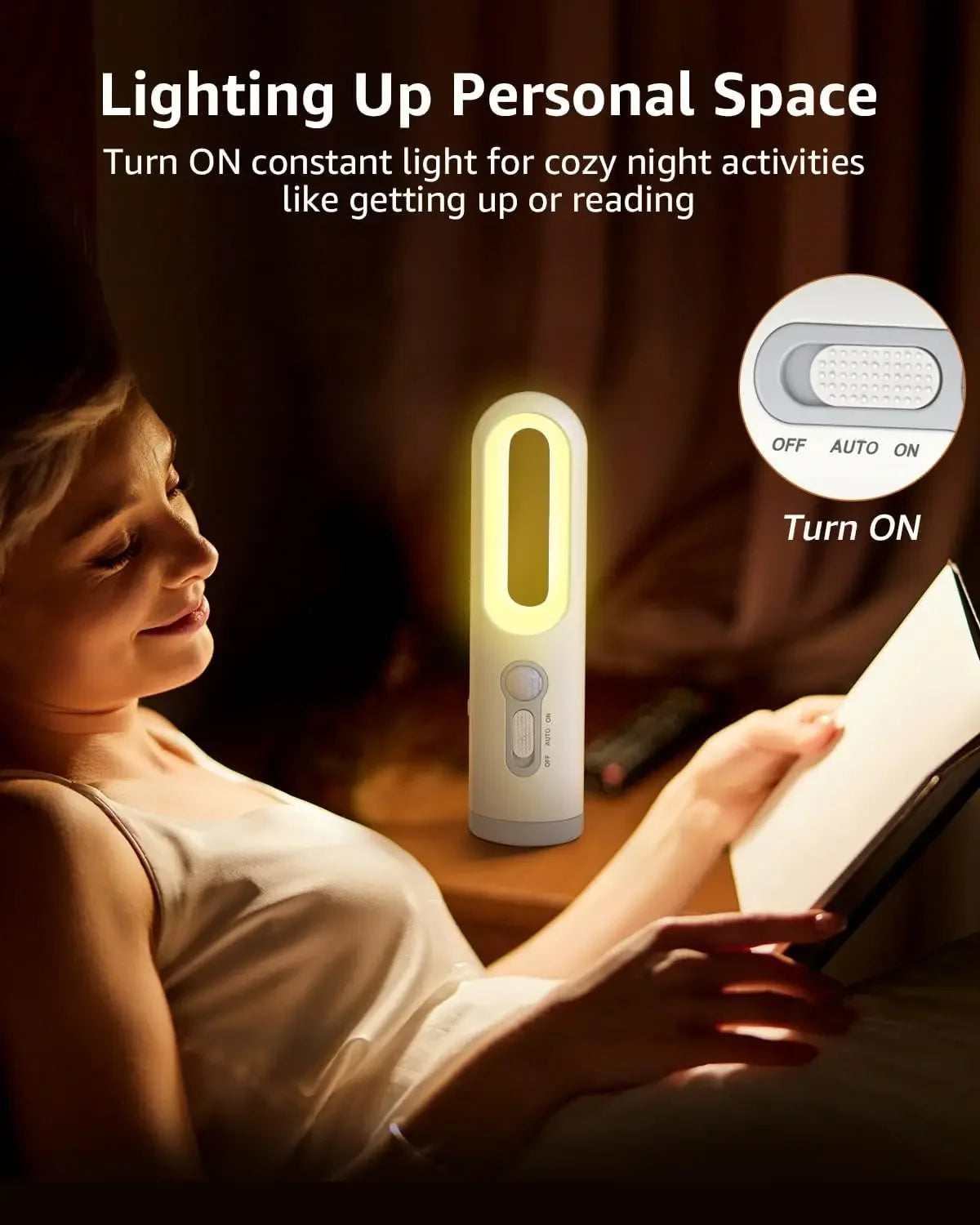 2 in 1 Portable LED Motion Sensor Night Light