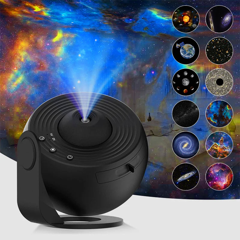 Night Light Galaxy Projector Starry Sky Projector 360° Rotate Planetarium Lamp For Kids Bedroom Valentines Day Gift Wedding Deco