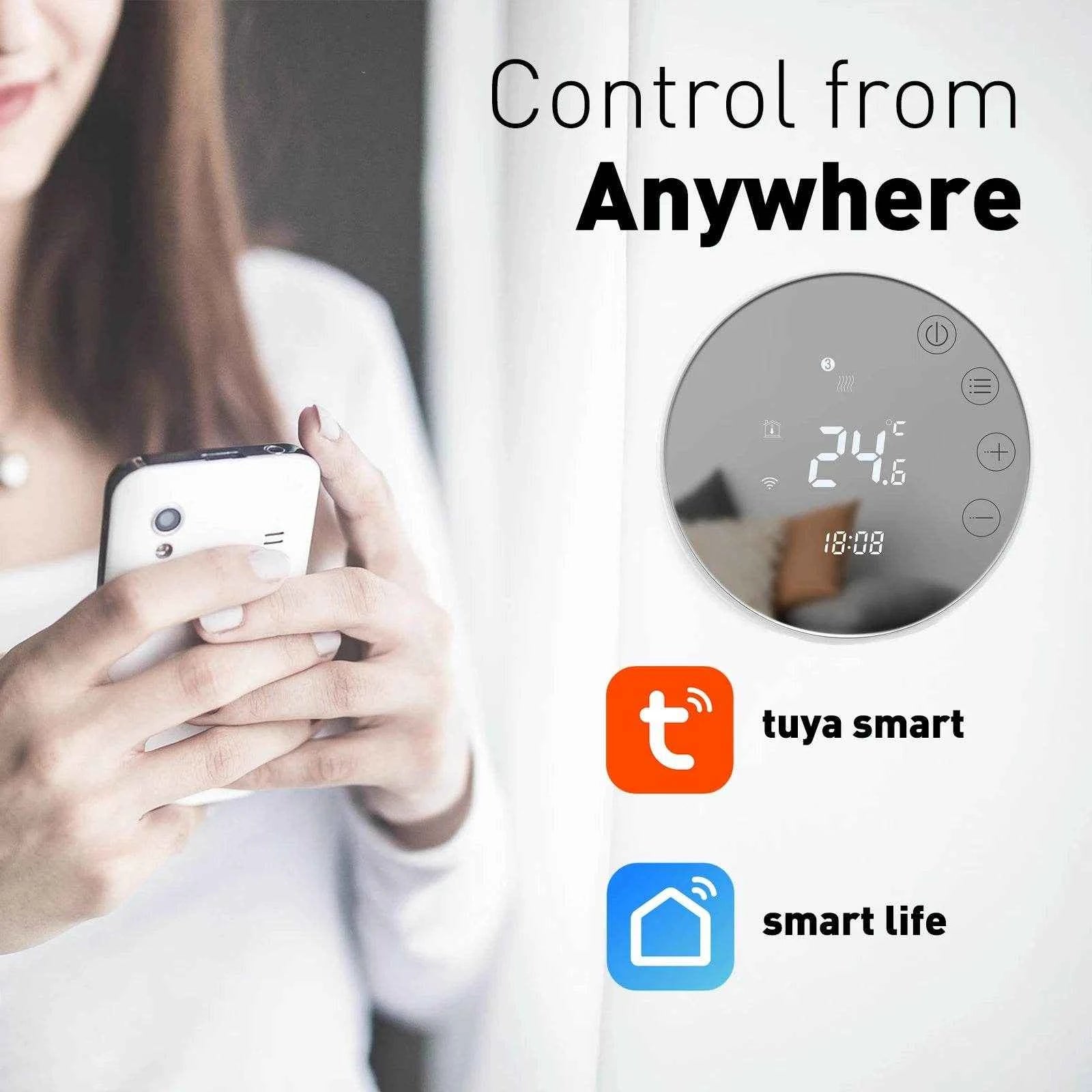 Tuya Smart WiFi Thermostat – Touch Control