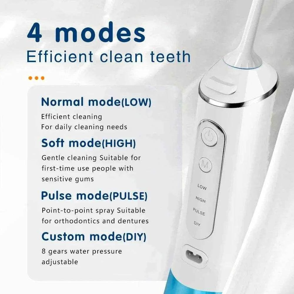 Xiaomi USB Rechargeable Dental Water Flosser with 5 Nozzles & 3 Modes