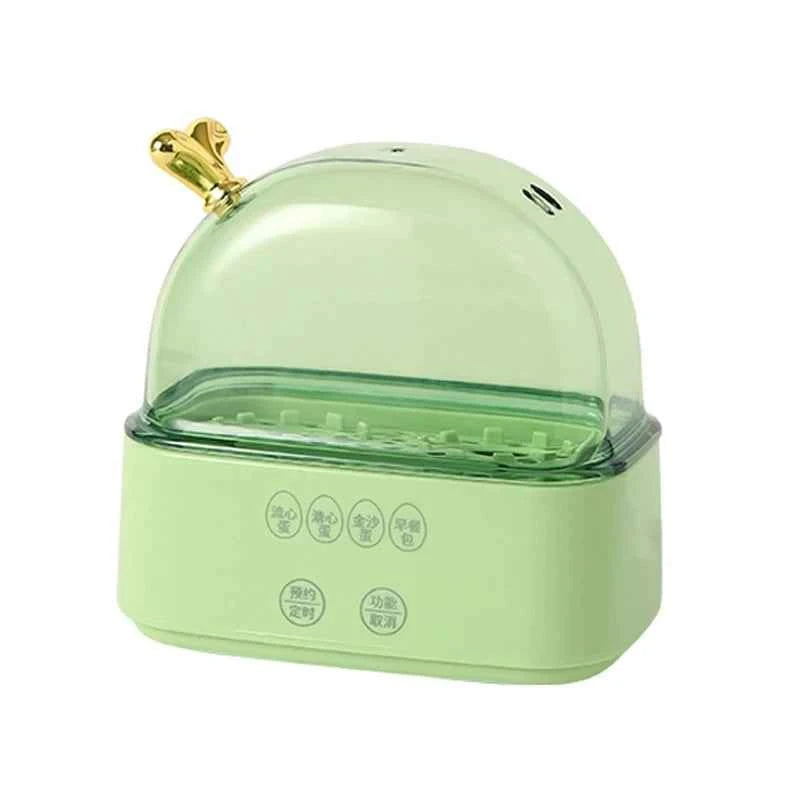 120W Electric Egg Boiler Smart Steamer Timing Egg Cooker 2 Eggs Breakfast Machine Mini Portable Steamer Automatic Power Off 220V