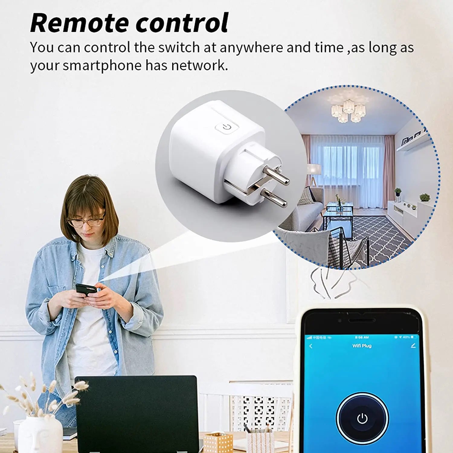 Smart APP Remote Control Support Plug