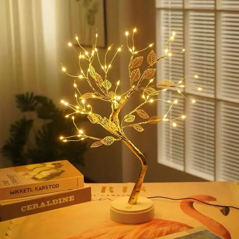 Home Decoration USB Touch Switch Tree Lamp