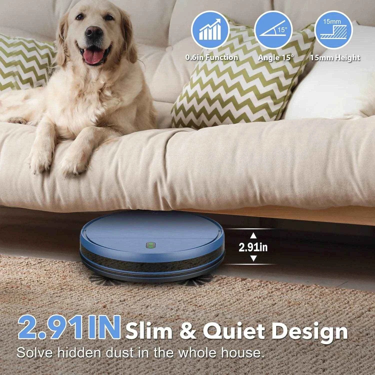 GOOVI BR151 Robot Vacuum – 6000Pa Suction, 3-in-1, Wifi Smart