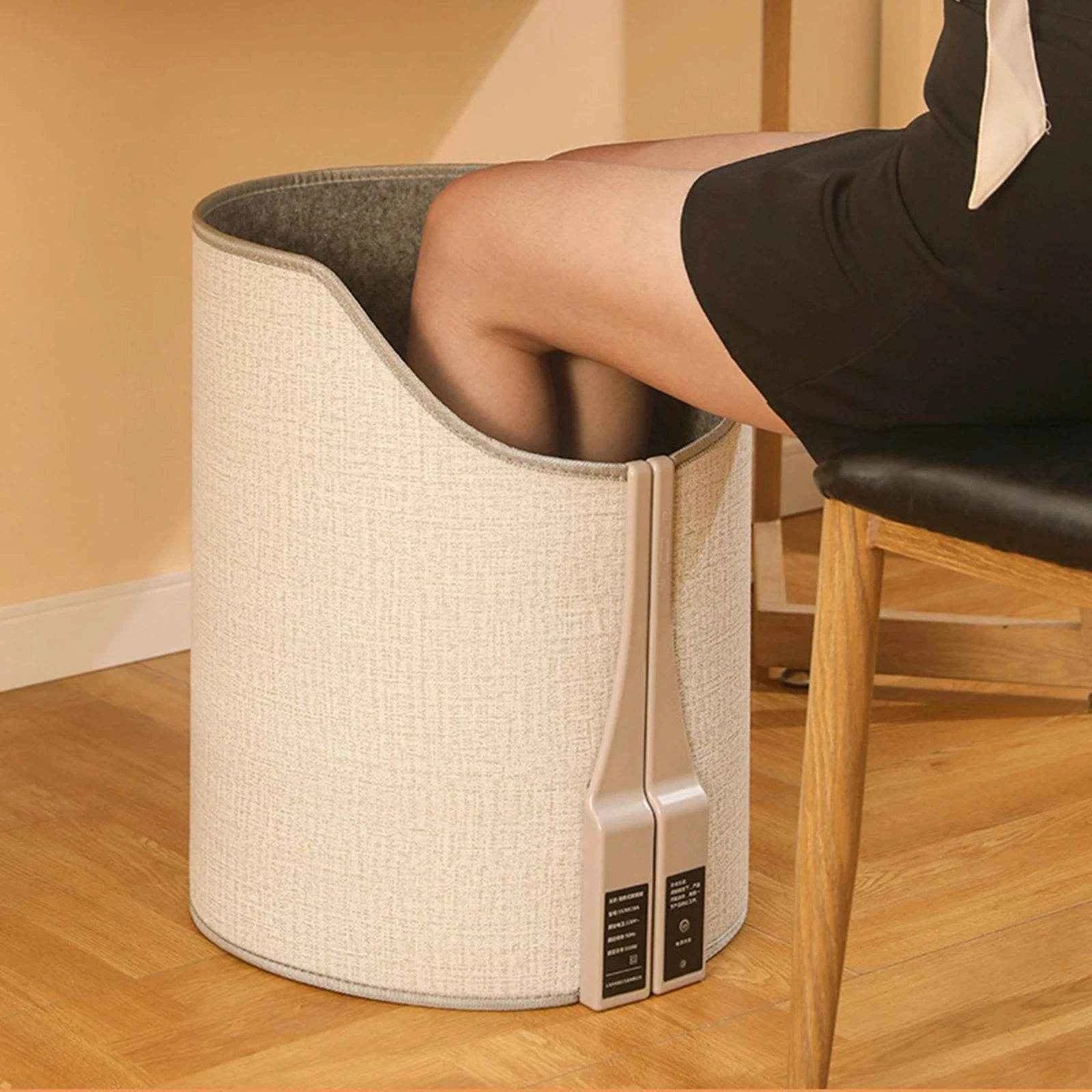 Folding Electric Feet Heater – Portable Far Infrared Under-Table Warmer for Home & Office