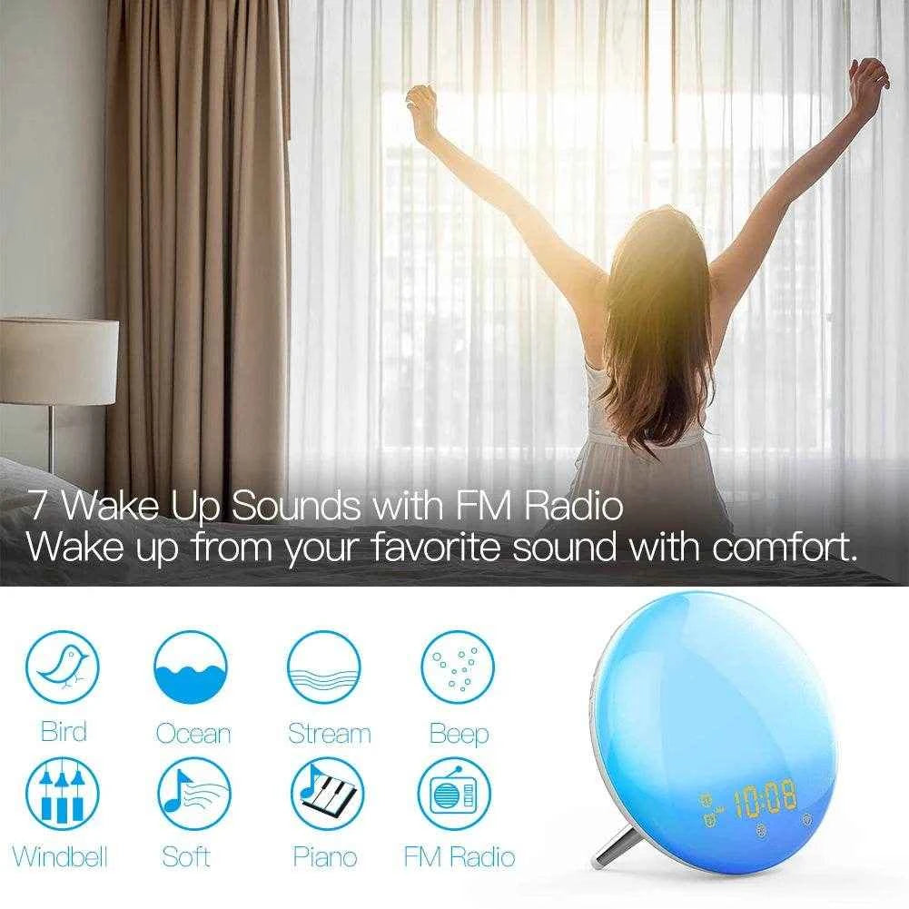 WiFi Smart Wake-Up Light Alarm Clock