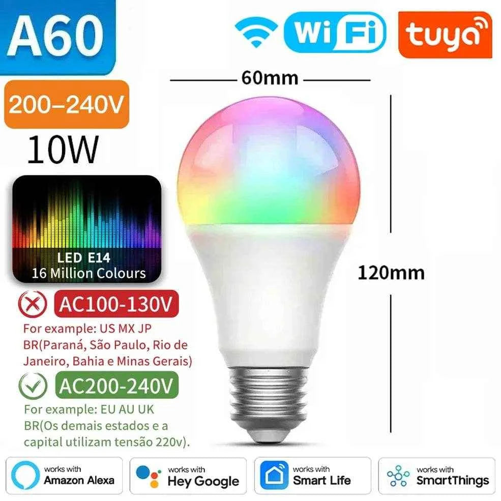 Tuya Smart RGB LED Bulb – E27