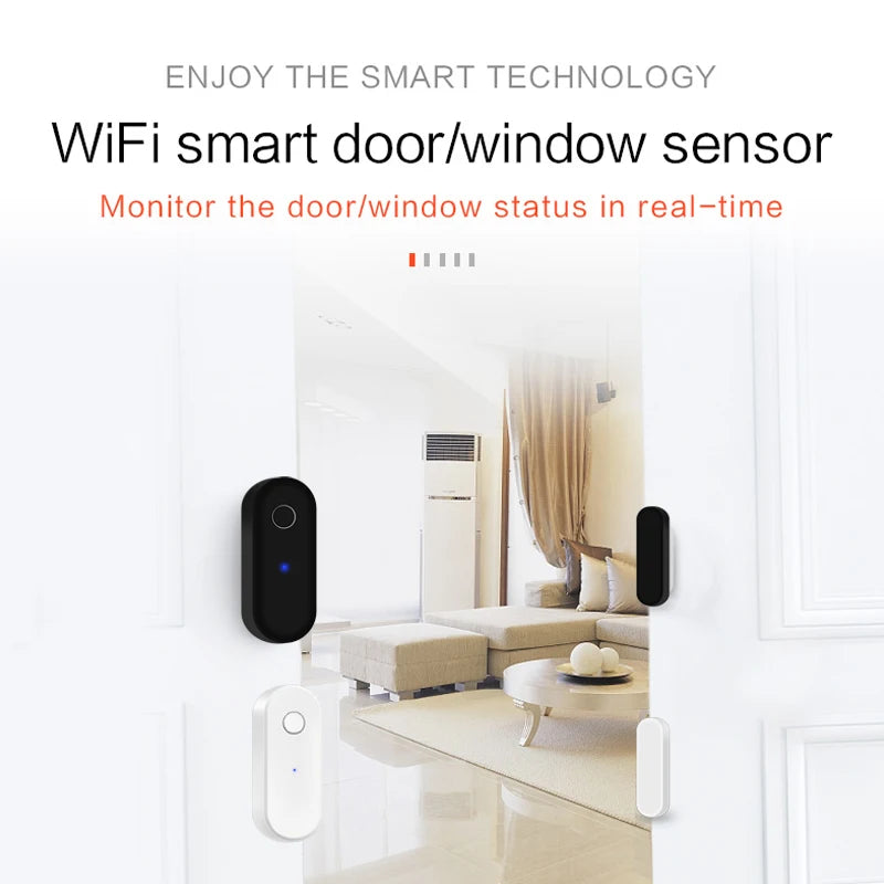 Smart Wi-Fi Door Sensor Open Close Detector