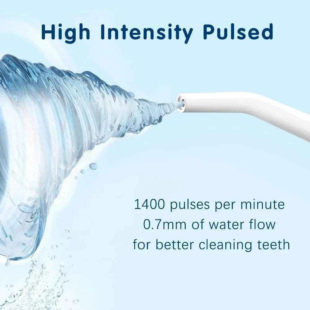 Xiaomi USB Rechargeable Dental Water Flosser with 5 Nozzles & 3 Modes