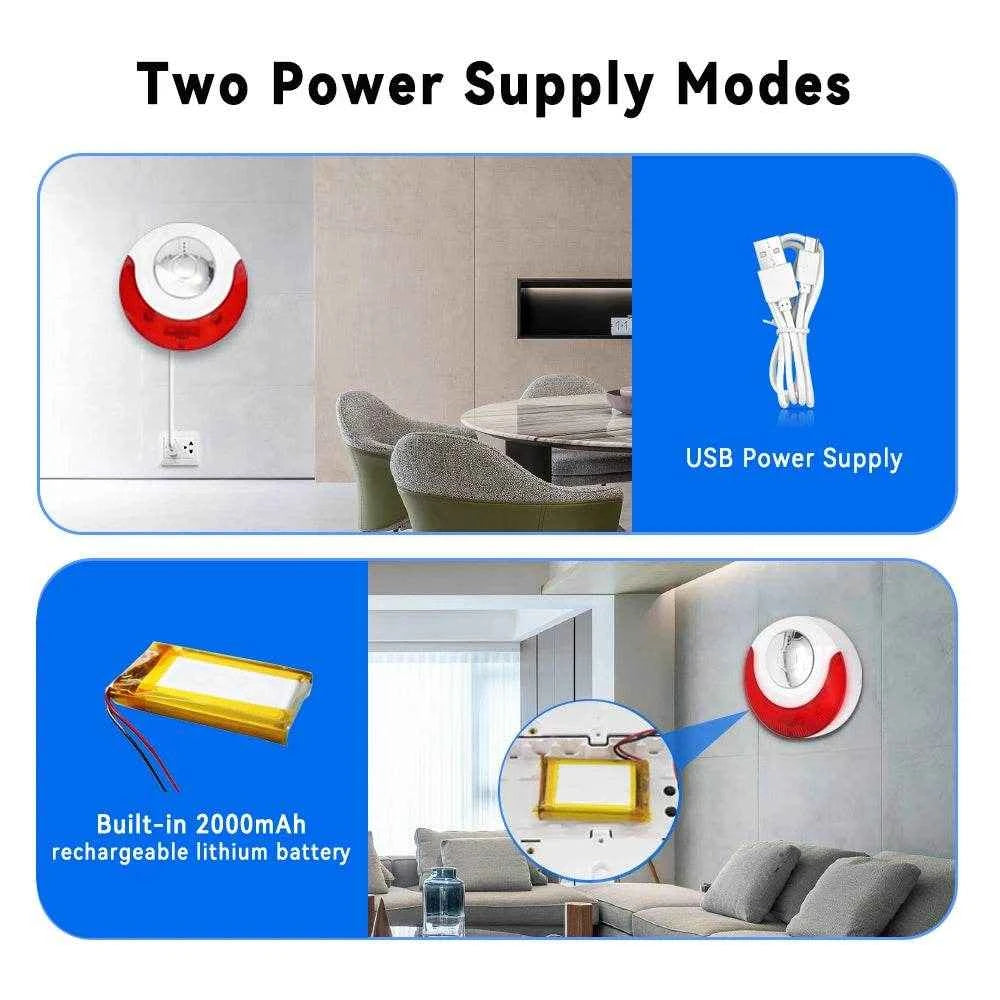 Focus 110dB Wireless Siren Alarm