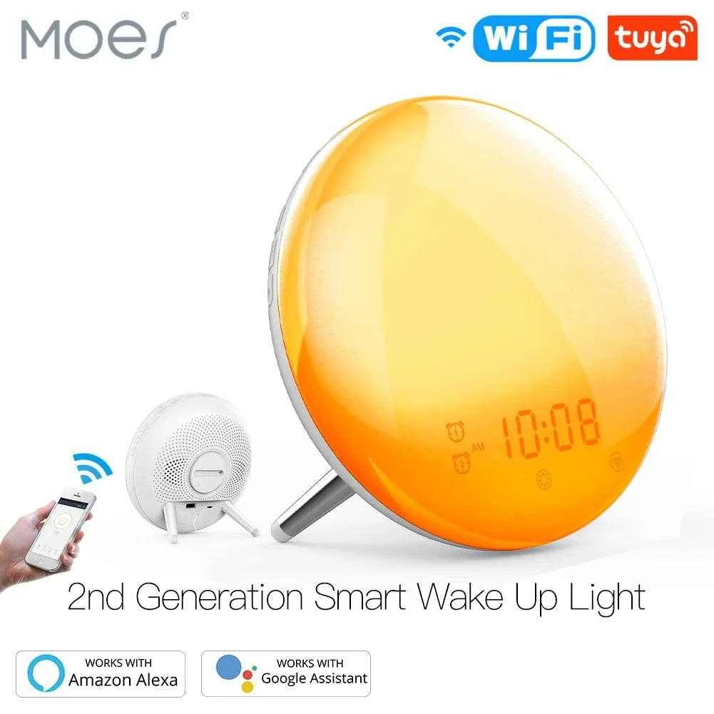 WiFi Smart Wake-Up Light Alarm Clock