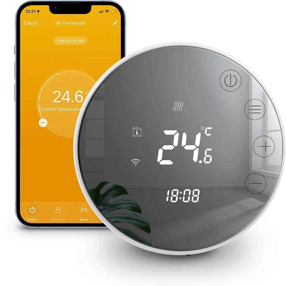 Tuya Smart WiFi Thermostat – Touch Control