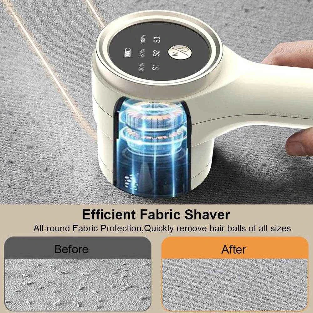 Electric Lint Remover & Fabric Shaver – Rechargeable Portable Hairball & Fluff Removal for Clothes