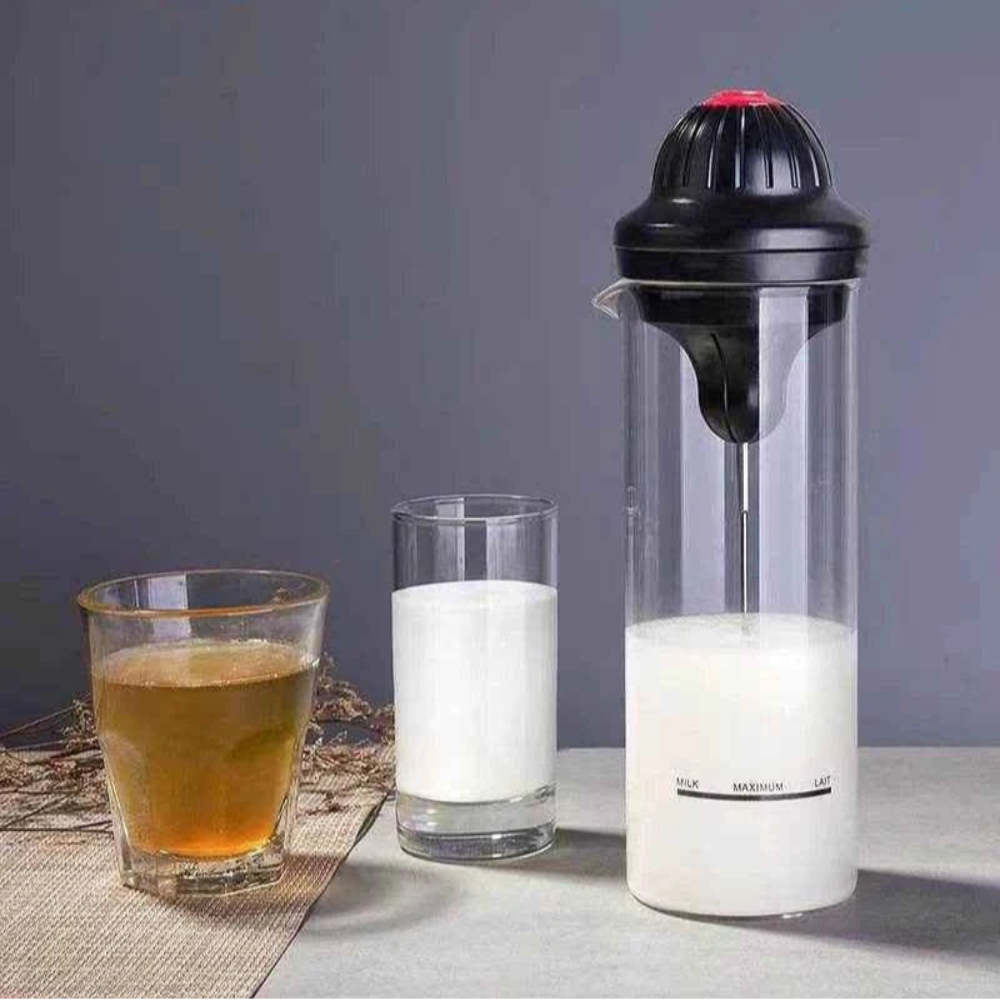 Portable Electric Milk Frother Cup Battery Operated Foam Maker & Mixer