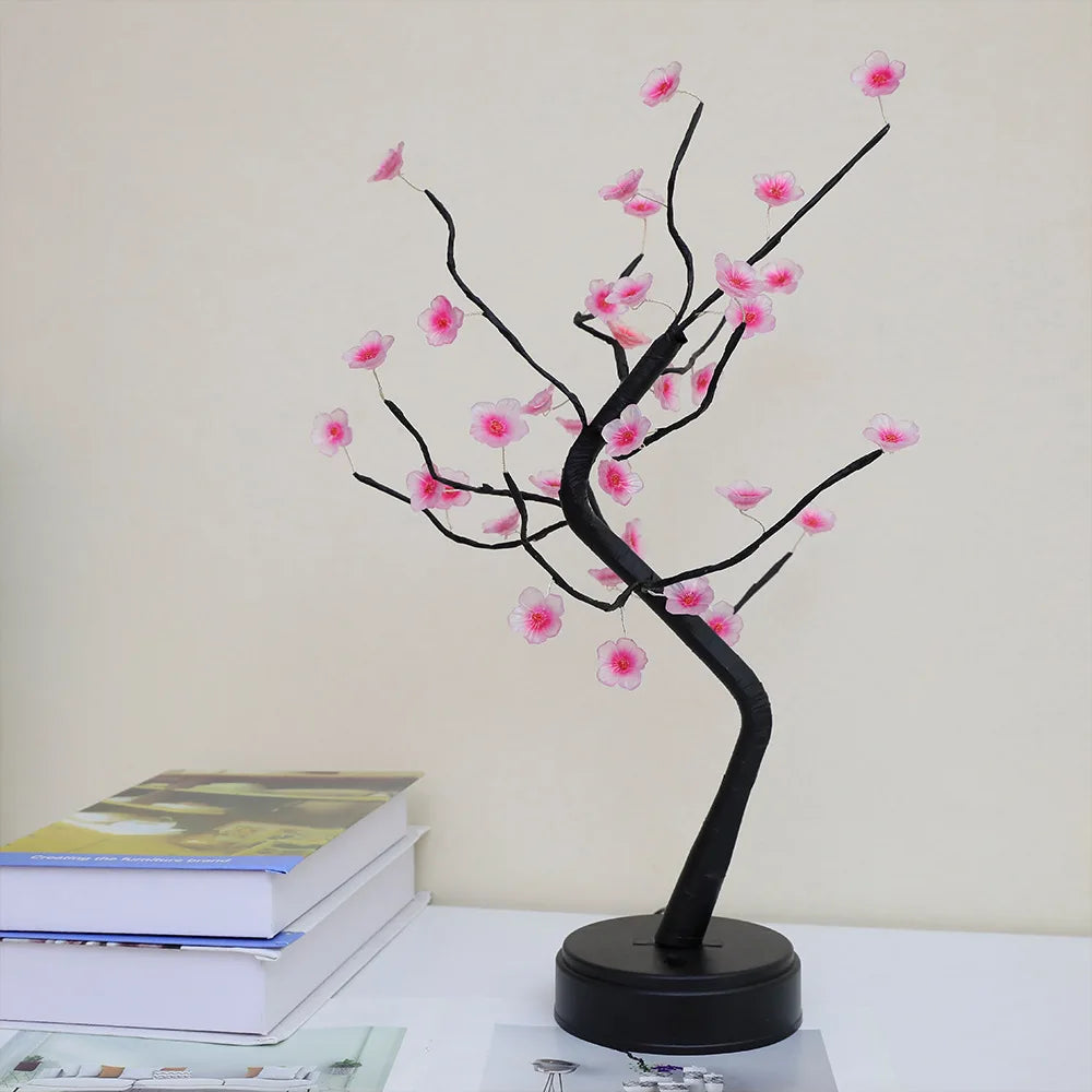 Home Decoration USB Touch Switch Tree Lamp